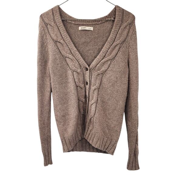 Old Navy Tan Cable Knit Sweater Womens Size Small S - Picture 1 of 4